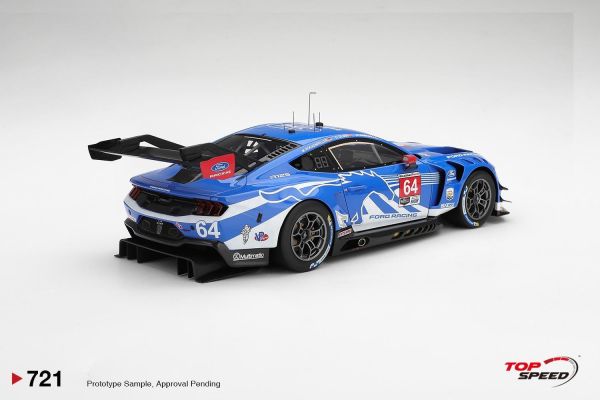 (預購) TOP SPEED 1/18 福特 Ford Mustang GT3 #64 Ford Racing 2026 IMSA Daytona 24 Hrs TS0721 20260921 TOP SPEED 1/18 福特 Ford Mustang GT3 #64 Ford Racing 2026 IMSA Daytona 24 Hrs TS0721
