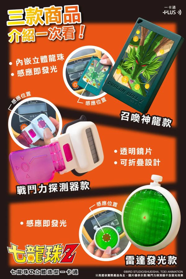(預購) BecomeTrue 七龍珠Z造型一卡通 分別販售 (預購) BecomeTrue 七龍珠Z造型一卡通 分別販售