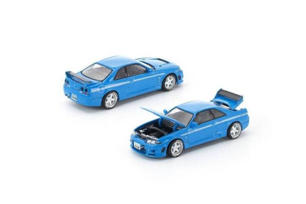 (預購) [吊卡版] POP RACE × ENIGMA 1/64 日產 SKYLINE GT-R R33 NISMO 400R CHAMPIONSHIP BLUE 冠軍藍 (預購) [吊卡版] POP RACE × ENIGMA 1/64 日產 SKYLINE GT-R R33 NISMO 400R CHAMPIONSHIP BLUE 冠軍藍