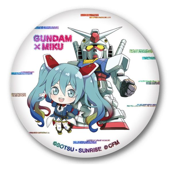 BANDAI 鋼彈x初音未來 聯名紀念徽章套組 BANDAI 鋼彈x初音未來 聯名紀念徽章套組