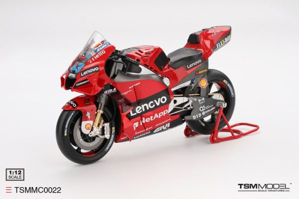 TSM MODEL 1/12 杜卡迪 Ducati Desmosedici GP22 #43 Ducati Lenovo Team Moto GP 2022 GRAN PREMIO D'ITALIA TSMMC0022 TSM MODEL 1/12 杜卡迪 Ducati Desmosedici GP22 #43 Ducati Lenovo Team Moto GP 2022 GRAN PREMIO D'ITALIA TSMMC0022