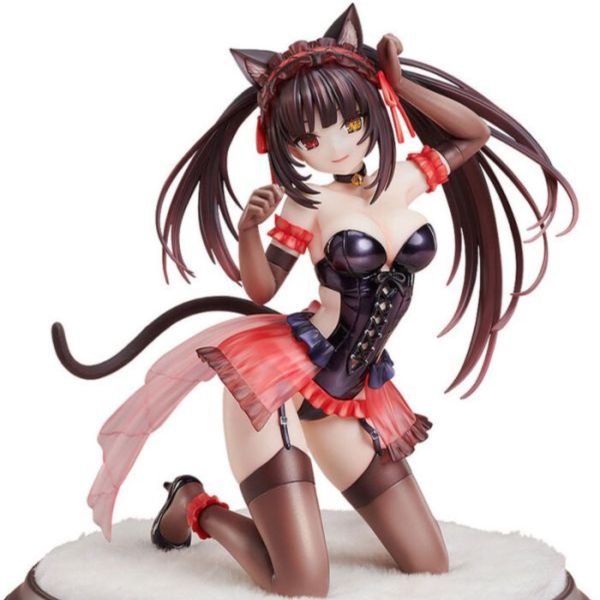 KADOKAWA 1/7 約會大作戰DATE A BULLET 赤黑新章 原作版 時崎狂三 貓耳ver. PVC完成品 KADOKAWA 1/7 約會大作戰DATE A BULLET 赤黑新章 原作版 時崎狂三 貓耳ver. PVC完成品