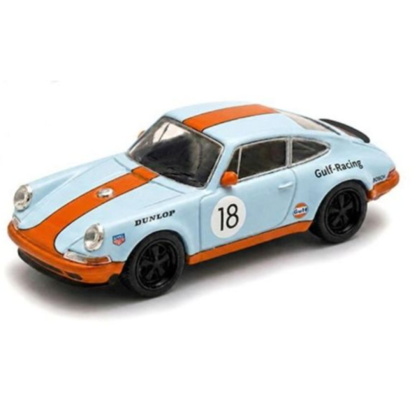 (預購) POP RACE × ENIGMA 1/64 SINGER RACING ORANGE/BLUE #18 PRE037 20260707 POP RACE × ENIGMA 1/64 SINGER RACING ORANGE/BLUE #18 PRE037