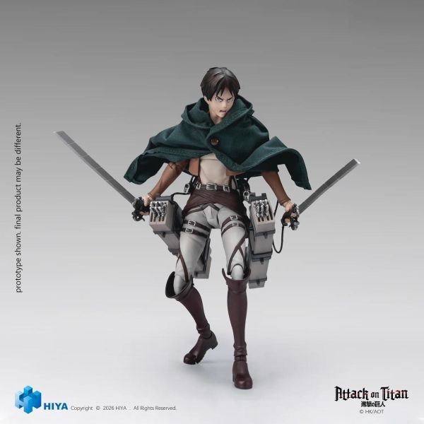 (預購) Hiya E.B.S. 1/12 進擊的巨人1~3季 艾連·葉卡 EBA0448 可動完成品 20261221 Hiya E.B.S. 1/12 進擊的巨人1~3季 艾連·葉卡 EBA0448 可動完成品