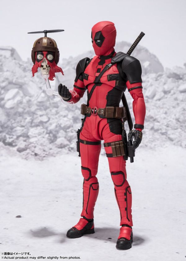 BANDAI S.H.F 死侍與金鋼狼 DEADPOOL&WOLVERINE 死侍 可動完成品 BANDAI S.H.F 死侍與金鋼狼 DEADPOOL&WOLVERINE 死侍 可動完成品