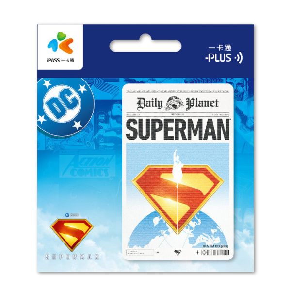 (預購) SUPERMAN 報紙款 一卡通 G1412 (預購) SUPERMAN 報紙款 一卡通 G1412
