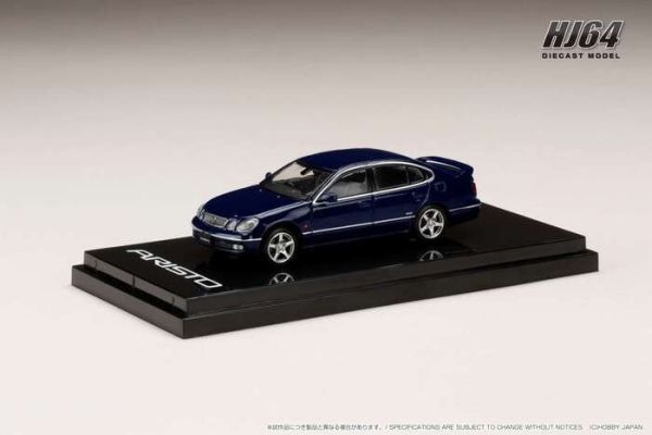 Hobby JAPAN 1/64 豐田 Toyota ARISTO V300 VERTEX EDITION 前期版 雲母藍 HJ642030BL Hobby JAPAN 1/64 豐田 Toyota ARISTO V300 VERTEX EDITION 前期版 雲母藍 HJ642030BL