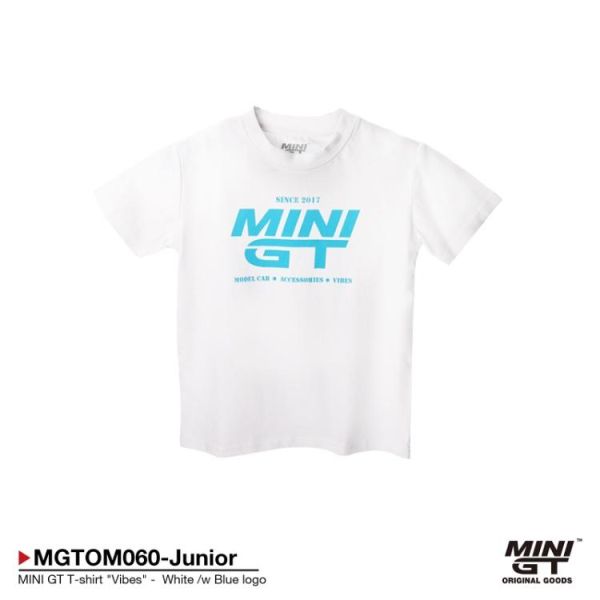 (預購) MINIGT T-shirt Vibes 白底藍標 白色 童裝 8號 20260326 MINIGT T-shirt Vibes 白底藍標 白色 童裝 8號