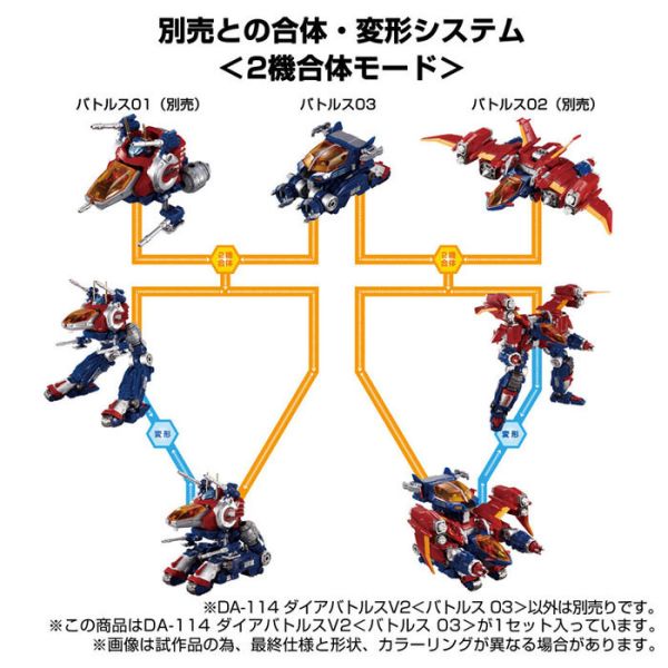 TAKARATOMY 戴亞克隆 DA-114 Dia-Battles V2 (Battles 03) TAKARATOMY 戴亞克隆 DA-114 Dia-Battles V2 (Battles 03)