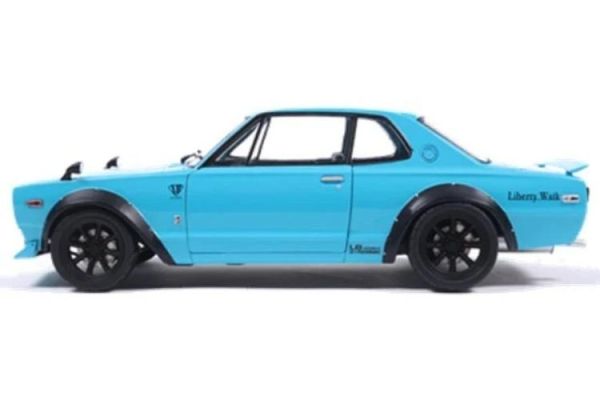 (預購) SOLIDO 1/18 日產 NISSAN SKYLINE 2000 GT-R (KPGC10) HAKOSUKA LIBERTY WALK BODY KIT BLUE 1970 S1813005 20260514 SOLIDO 1/18 日產 NISSAN SKYLINE 2000 GT-R (KPGC10) HAKOSUKA LIBERTY WALK BODY KIT BLUE 1970 S1813005