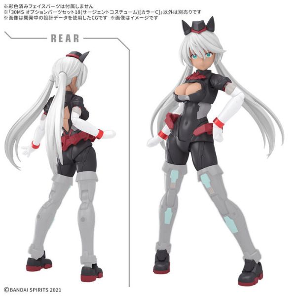 BANDAI 30MS 組裝少女輕作戰 配件套組18 警官裝 顏色C 組裝模型 BANDAI 30MS 組裝少女輕作戰 配件套組18 警官裝 顏色C 組裝模型