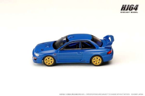 Hobby JAPAN 1/64 速霸陸 SUBARU IMPREZA 22B STi Version (GC8) Rally Base Car CARBON BLUE 碳纖藍 HJ647041BL Hobby JAPAN 1/64 速霸陸 SUBARU IMPREZA 22B STi Version (GC8) Rally Base Car CARBON BLUE 碳纖藍 HJ647041BL