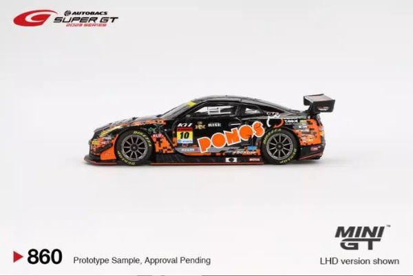 吊卡版 MINIGT 1/64 日產 Nissan GT-R NISMO GT3 #10 PONOS GAINER GT-R GAINER 2023 Super GT LHD 左駕 MGT00860-BL 吊卡版 MINIGT 1/64 日產 Nissan GT-R NISMO GT3 #10 PONOS GAINER GT-R GAINER 2023 Super GT LHD 左駕 MGT00860-BL