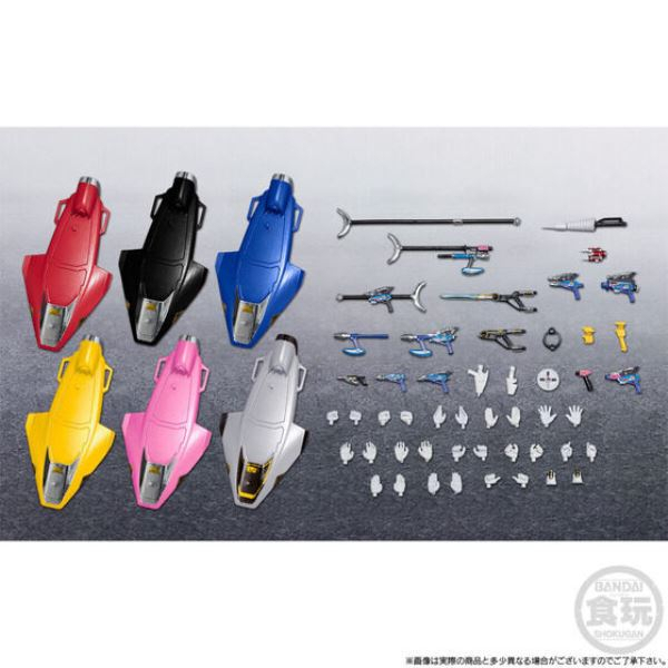 BANDAI SHODO SUPER 電磁戰隊 人物套組 BANDAI SHODO SUPER 電磁戰隊 人物套組