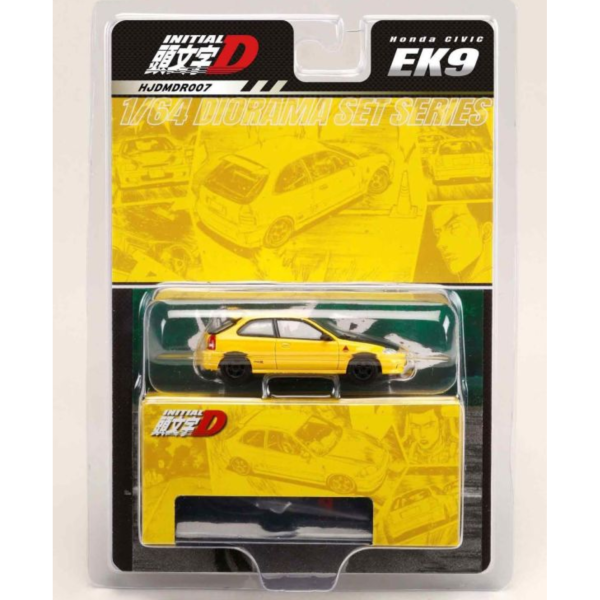 (預購) HOBBY JAPAN 1/64 本田 Diorama Set Series Honda CIVIC (EK9) Todo School / Initial D 舘 智幸VS藤原拓海 對戰場合 20261027 HOBBY JAPAN 1/64 本田 Diorama Set Series Honda CIVIC (EK9) Todo School / Initial D 舘 智幸VS藤原拓海 對戰場合