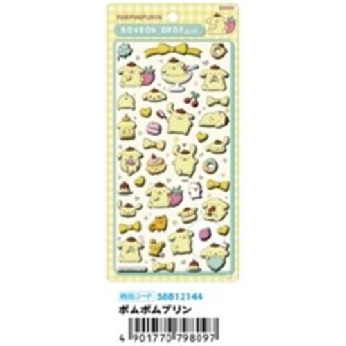 SUN-STAR BonBon Drop 立體貼紙 三麗鷗 全8款 分別販售 SUN-STAR BonBon Drop 立體貼紙 三麗鷗 全8款 分別販售
