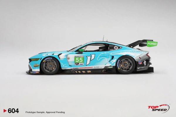 TOP SPPED 1/18 福特 Ford Mustang GT3 #55 Proton Competition 2024 IMSA Daytona 24 Hrs TS0604 TOP SPPED 1/18 福特 Ford Mustang GT3 #55 Proton Competition 2024 IMSA Daytona 24 Hrs TS0604