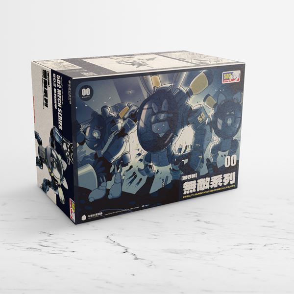 牛奶玩具 5D2 Mech Series 貓咪機甲＆兔子機甲＆黑熊機甲 黑透版 組裝模型 分別販售 牛奶玩具 5D2 Mech Series 貓咪機甲＆兔子機甲＆黑熊機甲 黑透版 組裝模型 分別販售