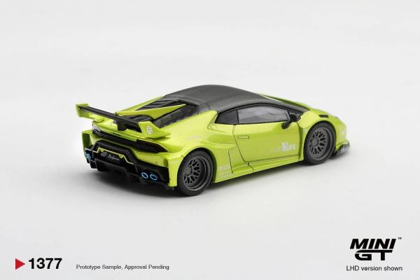 (預購) [吊卡版] MINIGT 1/64 藍寶堅尼 Lamborghini Huracán LBWORKS Lime Metallic LHD MGT01377-BL 20260924 [吊卡版] MINIGT 1/64 藍寶堅尼 Lamborghini Huracán LBWORKS Lime Metallic LHD MGT01377-BL