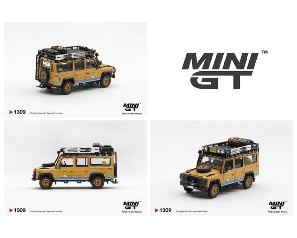 (預購) [吊卡版] MINIGT 1/64 荒原路華 Land Rover Defender 110 1998 Camel Trophy Tierra del Fuego CT.10 USA MGT01309-BL RHD 20260604 [吊卡版] MINIGT 1/64 荒原路華 Land Rover Defender 110 1998 Camel Trophy Tierra del Fuego CT.10 USA MGT01309-BL RHD