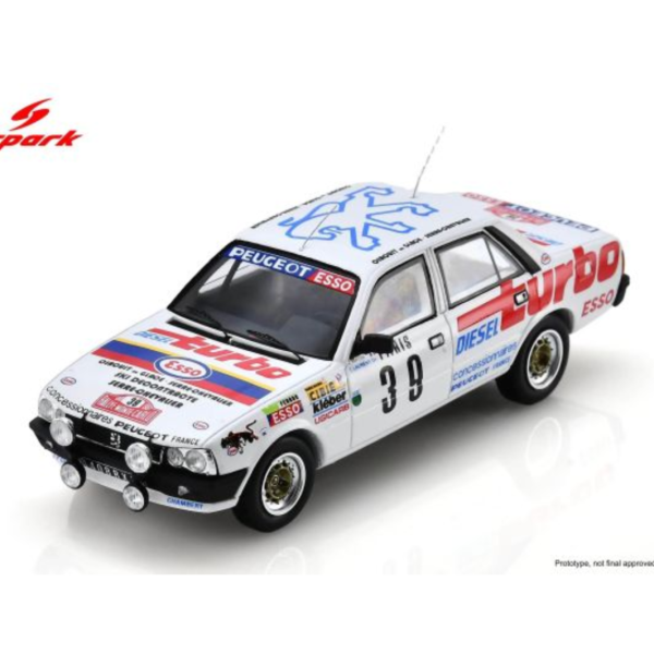 (預購) SPARK 1/43 寶獅 Peugeot 505 Turbo Diesel No.39 Monte Carlo Rally 1981 S2618 20260924 SPARK 1/43 寶獅 Peugeot 505 Turbo Diesel No.39 Monte Carlo Rally 1981 S2618