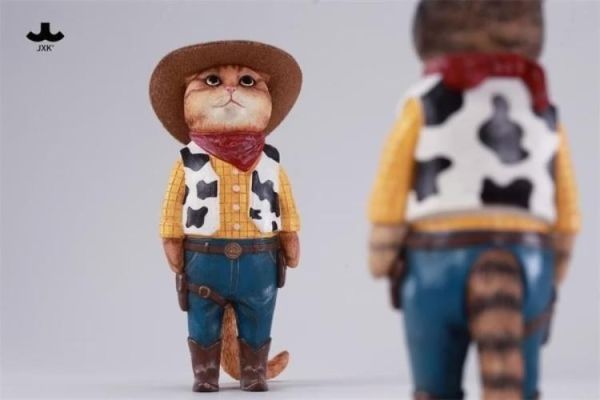 (預購) JXK Studio JXK-AI11 動物 牛仔貓警長 ABCD 分別販售 20260210 JXK Studio JXK-AI11 動物 牛仔貓警長 ABCD 分別販售