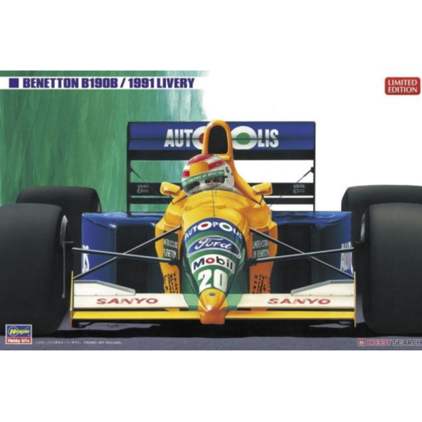 (預購) HASEGAWA 1/24 Benetton B190B (1991 顏色) 組裝模型 20260910 HASEGAWA 1/24 Benetton B190B (1991 顏色) 組裝模型