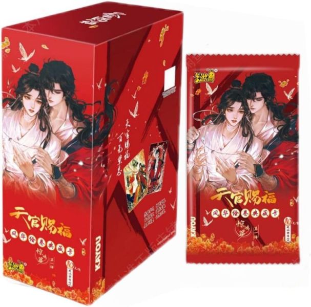 代理版 卡游KAYOU 天官賜福漫畫-風華繪卷典藏卡-驚鴻篇-第1彈 一中盒18包入 原封出貨 代理版 卡游KAYOU 天官賜福漫畫-風華繪卷典藏卡-驚鴻篇-第1彈 一中盒18包入 原封出貨