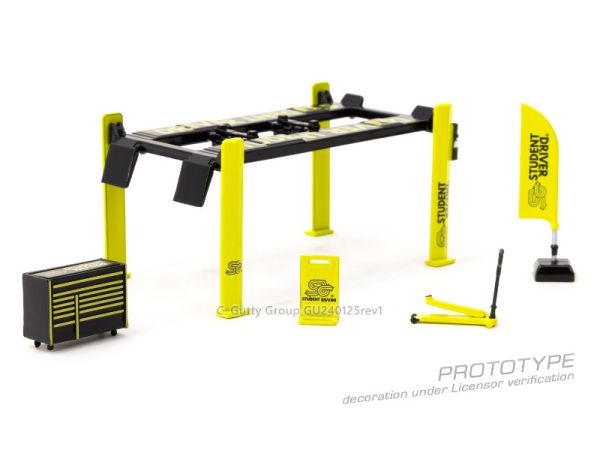 TARMAC WORKS 1/64 Garage tools set Student Driver 韓哥潮牌合作車庫場景組 TARMAC WORKS 1/64 Garage tools set Student Driver 韓哥潮牌合作車庫場景組