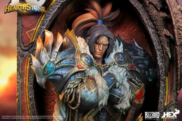 HEX Collectibles x 暴雪遊戲Blizzard 爐石戰記 瓦里安‧烏瑞恩 卡牌藝術雕像 HEX Collectibles x 暴雪遊戲Blizzard 爐石戰記 瓦里安‧烏瑞恩 卡牌藝術雕像