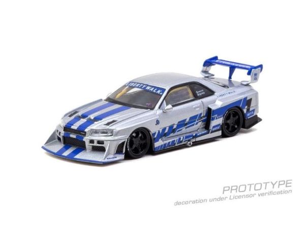 (預購) TARMAC WORKS 1/64 日產 HOBBY64 LB-ER34 Super Silhouette SKYLINE MGMINI T64-104-MG 20260806 TARMAC WORKS 1/64 日產 HOBBY64 LB-ER34 Super Silhouette SKYLINE MGMINI T64-104-MG