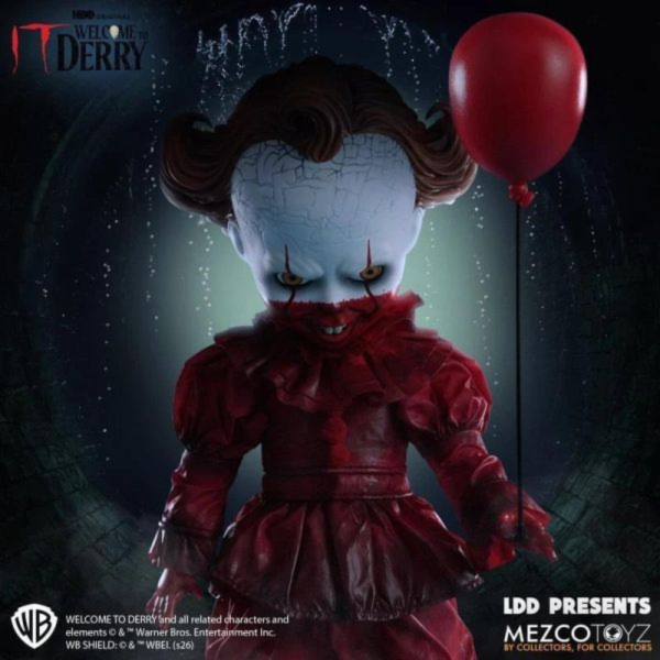 (預購) Mezco Toyz Living Dead Dolls 牠：歡迎來到德利鎮 潘尼懷斯 10吋 可動完成品 20260907 Mezco Toyz Living Dead Dolls 牠：歡迎來到德利鎮 潘尼懷斯 10吋 可動完成品