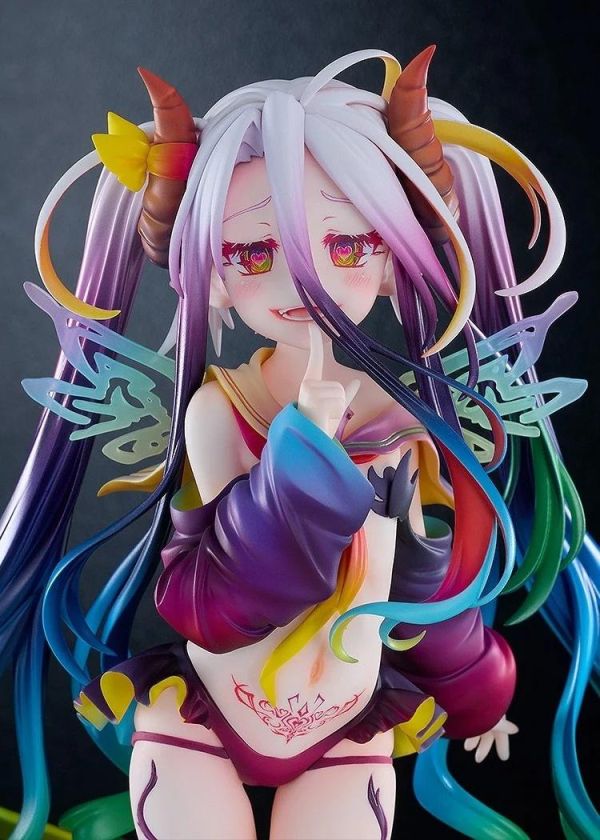 (預購) [再販] Good Smile 1/7 NO GAME NO LIFE 遊戲人生 黑色白 PVC完成品 20260726 [再販] Good Smile 1/7 NO GAME NO LIFE 遊戲人生 黑色白 PVC完成品
