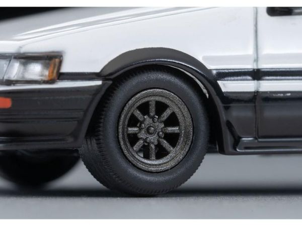 (預購) TOMYTEC 1/64 LV-N304d 豐田 Toyota Corolla Levin Watanabe Rims  (White/Black) 20260827 TOMYTEC 1/64 LV-N304d 豐田 Toyota Corolla Levin Watanabe Rims  (White/Black)