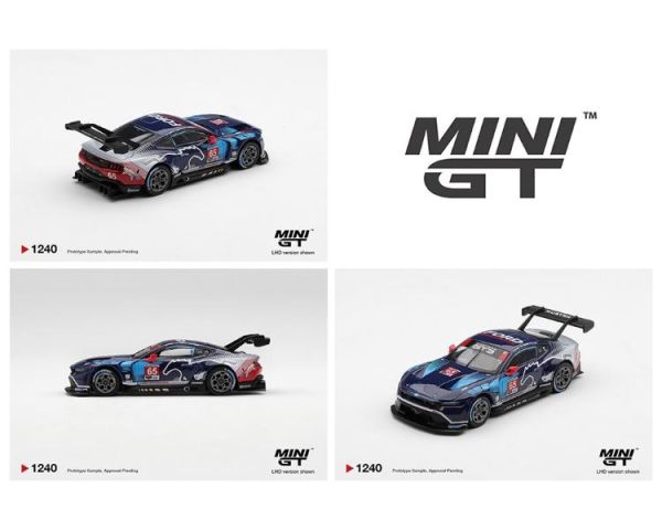 (預購) [吊卡版] MINIGT 1/64 福特 Ford Mustang GT3 #65 Ford Multimatic Motorsports 2025 IMSA Daytona 24 Hrs Winner LHD MGT01240-BL 20260507 [吊卡版] MINIGT 1/64 福特 Ford Mustang GT3 #65 Ford Multimatic Motorsports 2025 IMSA Daytona 24 Hrs Winner LHD MGT01240-BL