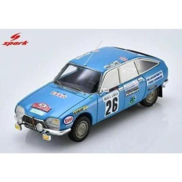 (預購) SPARK 1/43 雪鐵龍 Citroën GS No.26 13th Monte Carlo Rally 1975 S2476 20260924 SPARK 1/43 雪鐵龍 Citroën GS No.26 13th Monte Carlo Rally 1975 S2476