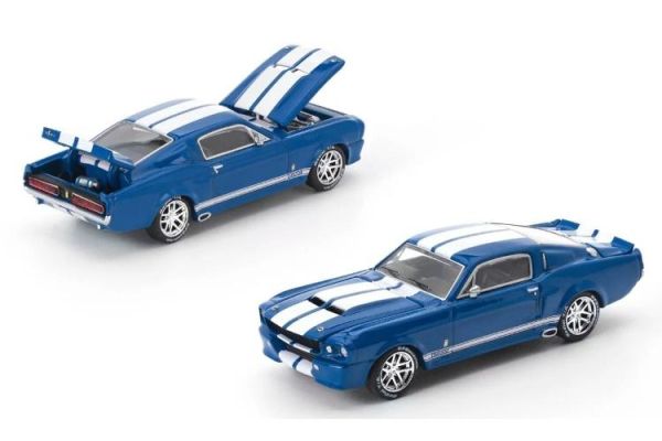 (預購) POP RACE × TOKYO STATION 1/64 福特 SHELBY MUSTANG GT500 – Blue with White Stripes PRT002 20260511 POP RACE × TOKYO STATION 1/64 福特 SHELBY MUSTANG GT500 – Blue with White Stripes PRT002
