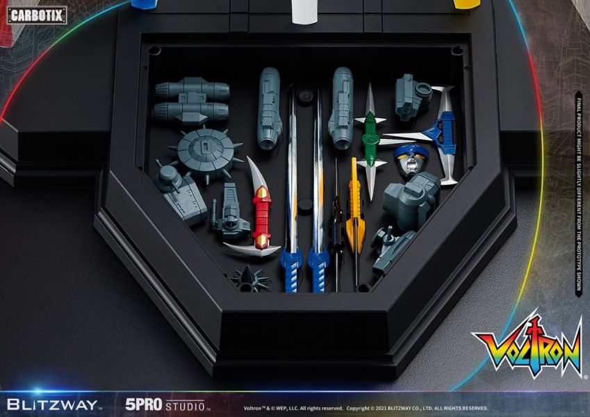 [再販] Blitzway × 5PRO STUDIO CARBOTIX Voltron 五獅合體 百獸王 聖戰士 可動完成品 Blitzway × 5PRO STUDIO,CARBOTIX Voltron,五獅合體 百獸王,聖戰士,可動完成品,