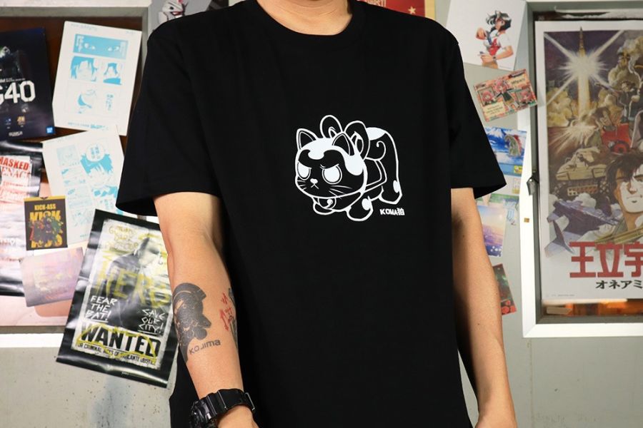 NEXTee KONEKO 單色KOMA 短袖T恤 白色＆黑色 NEXTee KONEKO 單色KOMA 短袖T恤 白色＆黑色