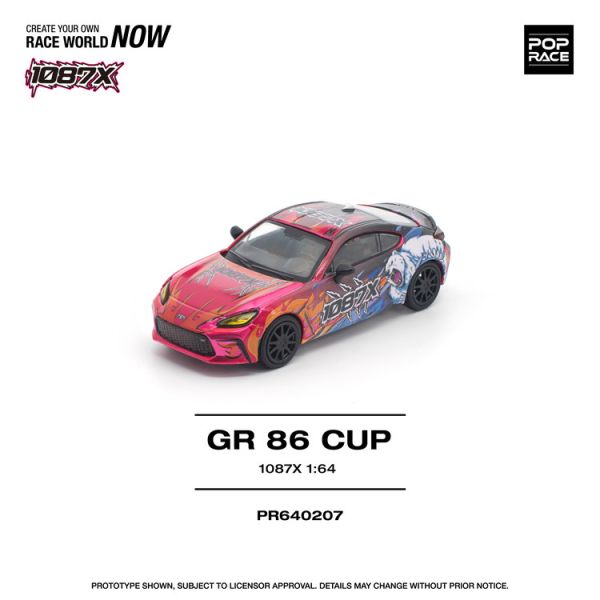 (預購) POP RACE 1/64 豐田 1087X GR86 CUP POP RACE 1/64 豐田 1087X GR86 CUP