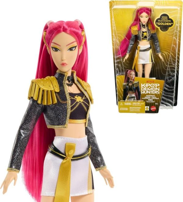 (預購) Mattel KPOP 獵魔女團 米拉 Mira GOLDEN 打歌服 無武器 可動完成品 20260715 Mattel KPOP 獵魔女團 米拉 Mira GOLDEN 打歌服 無武器 可動完成品
