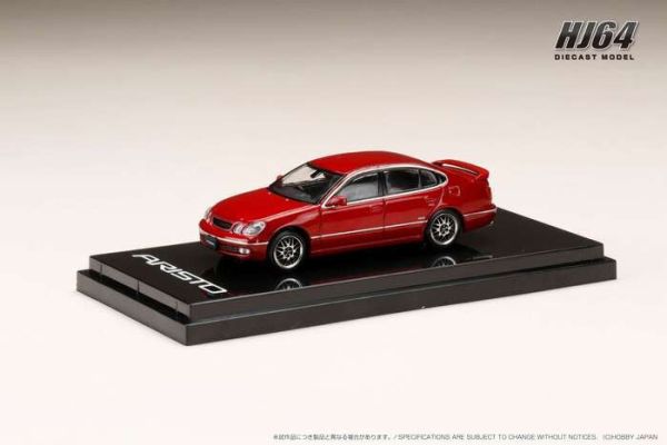 Hobby JAPAN 1/64 豐田 Toyota ARISTO V300 VERTEX EDITION 前期版 改裝式樣 雲母紅 HJ642030CR Hobby JAPAN 1/64 豐田 Toyota ARISTO V300 VERTEX EDITION 前期版 改裝式樣 雲母紅 HJ642030CR