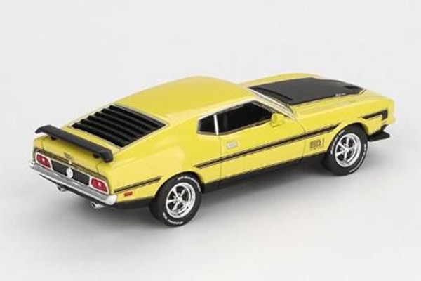 (預購) MINIGT 1/64 福特 Ford Mustang Mach1 Grabber Yellow LHD MGT01139-L 20251016 MINIGT 1/64 福特 Ford Mustang Mach1 Grabber Yellow LHD MGT01139-L