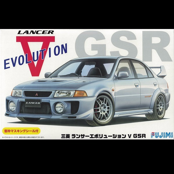 1/24 三菱 LANCER Evolution V GSR FUJIMI ID100 富士美 組裝模型  EVO鯊 FUJIMI,1/24,ID,三菱,MITSUBISHI,LANCER,EVOLUTION,EVO,GSR,