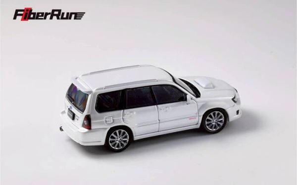 Fiberrun 1/64 速霸陸 SUBARU Forester SG9 金屬白 Fiberrun 1/64 速霸陸 SUBARU Forester SG9 金屬白