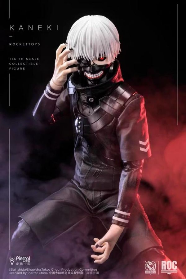 (預購) ROCKETTOYS 正版授權 1/6 東京喰種 金木研 KANEKI 戰鬥服Ver 可動完成品 20260716 ROCKETTOYS 正版授權 1/6 東京喰種 金木研 KANEKI 戰鬥服Ver 可動完成品