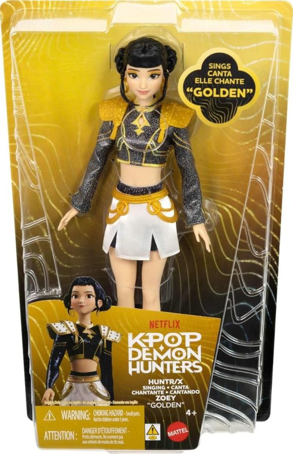 (預購) Mattel KPOP 獵魔女團 佐伊 Zoey GOLDEN 打歌服 無武器 可動完成品 20260715 Mattel KPOP 獵魔女團 佐伊 Zoey GOLDEN 打歌服 無武器 可動完成品