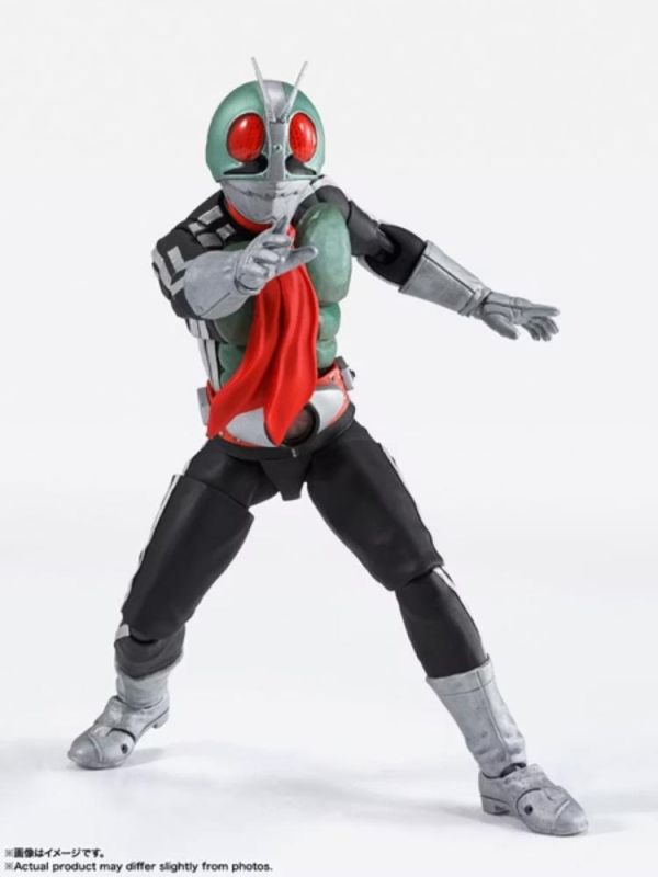 (預購) BANDAI S.H.F 真骨雕製法 假面騎士新1號 榮光的昭和騎士 可動完成品 20260609 BANDAI S.H.F 真骨雕製法 假面騎士新1號 榮光的昭和騎士 可動完成品