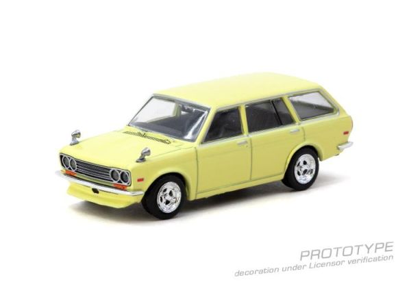 (預購) [吊卡版] TARMAC WORKS 1/64 Datsun Bluebird 510 Wagon Yellow T64G-026-YL 20260406 [吊卡版] TARMAC WORKS 1/64 Datsun Bluebird 510 Wagon Yellow T64G-026-YL