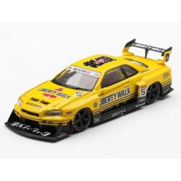 (預購) MINIGT 1/64 日產 Nissan LB-ER34 Super Silhouette SKYLINE Sport Yellow RHD MGT01182-R 20260312 MINIGT 1/64 日產 Nissan LB-ER34 Super Silhouette SKYLINE Sport Yellow RHD MGT01182-R